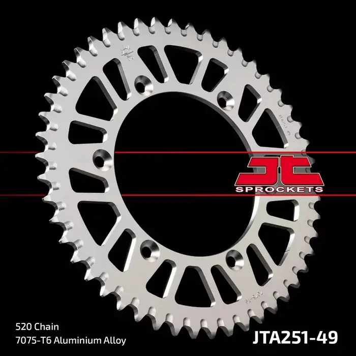 Angebot Kettenrad ALU 49Z 520 SI Innen Ø 130 Lochkreis 150