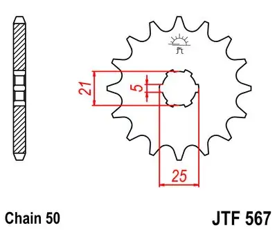 Neue Ware Ritzel 16Z 530 Grobverzahnt passend für Yamaha RD / XS Modelle