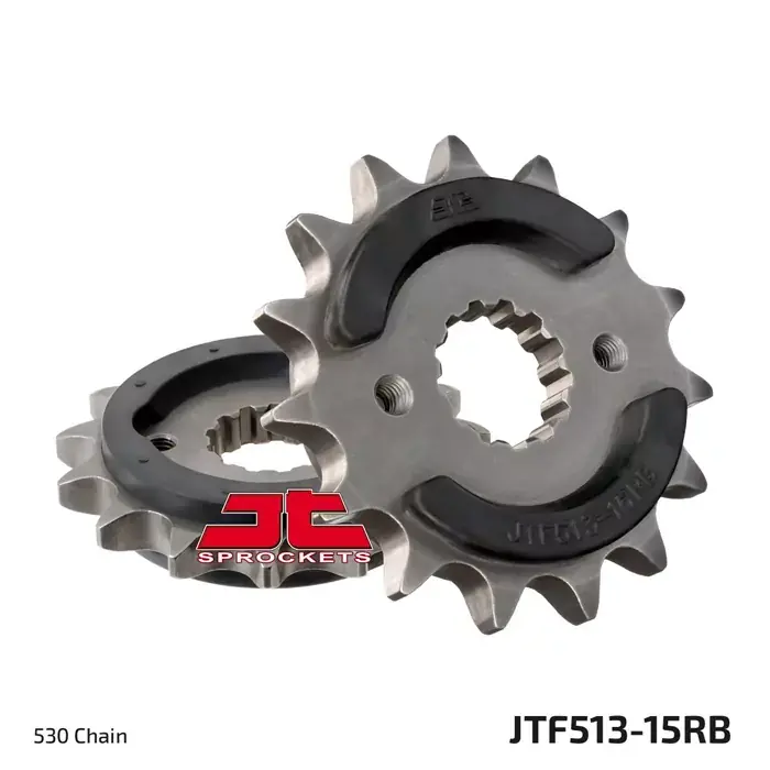 Preisreduziert Ritzel 15Z 530 feinverzahnt gummiert passend für Kawasaki und Suzuki