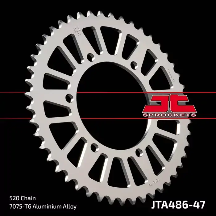 Geprüft Kettenrad ALU 47Z 520 SI passend für Kawasaki
