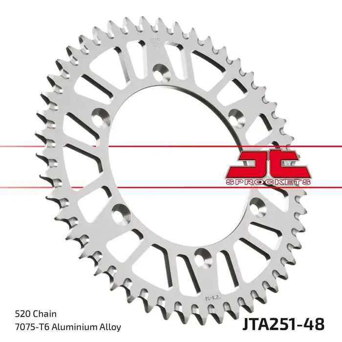 Schneller Versand Kettenrad ALU 48Z 520 SI Innen Ø 130 Lochkreis 150