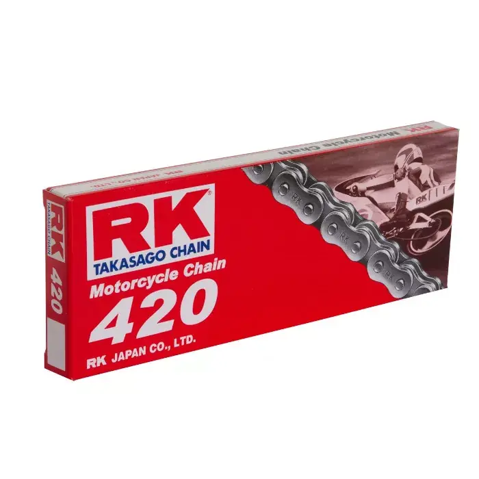 Neue Ware RK Antriebskette 420 102 Glieder offen mit Clipschloss