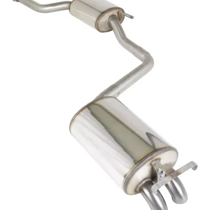 Novus Edelstahl Auspuffanlage passend für Mercedes W201 im original Look Schneller Versand