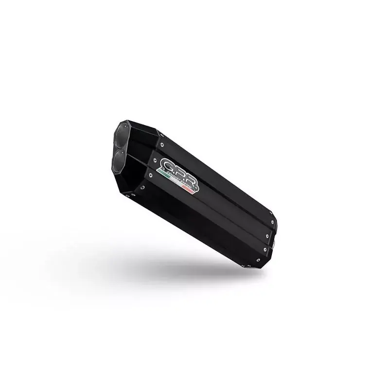 GPR Hyper Sonic Black Titan Slip-On Auspuff passend für BMW R 1250 GS Adventure 2021–2024, homologiert Markenprodukt
