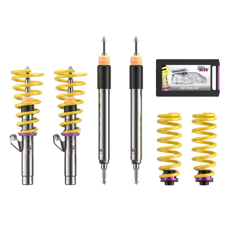 KW Gewindefahrwerk V3 inox passend für BMW 3er (E90) 390L, 390X, 3L, M3, M3 GTS, M390 02/2004-12/2013 Meistverkauft