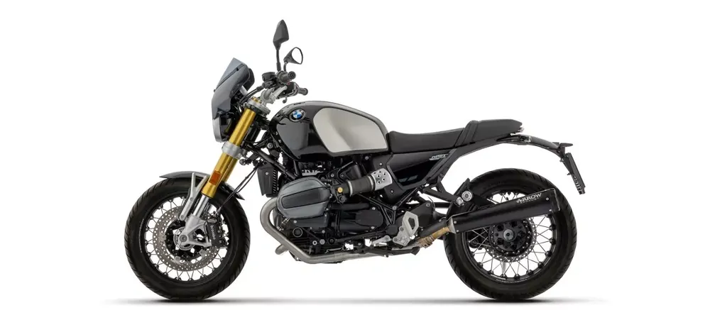 Wochenendangebot ARROW Pro-Race Edelstahl High Up Endschalldämpfer passend für BMW R 12 NineT 24-26