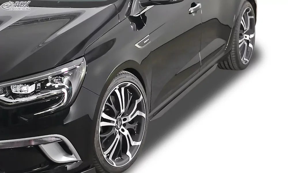 Ausverkauf RDX Seitenschweller passend für Renault Megane 4 Limousine & Grandtour Slim