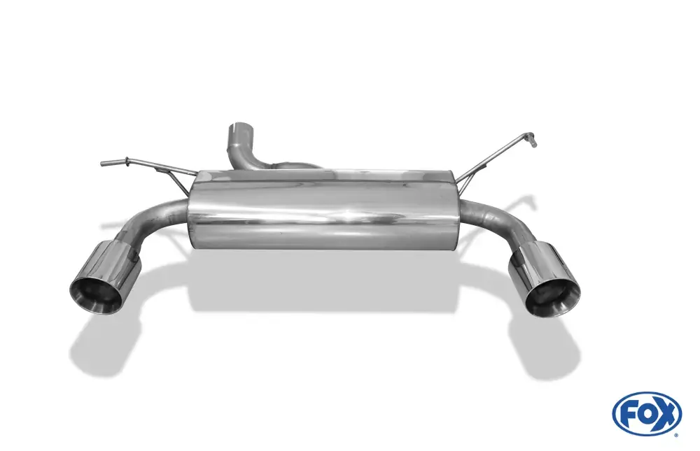 FOX Endschalldämpfer passend für Jeep Wrangler III JK ab 2007 – 1x100 mm rechts/links Sichere Zahlung