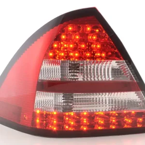 Ausverkauf LED Rückleuchten Set passend für Mercedes C-Klasse W203 Limousine 01-04 rot/klar