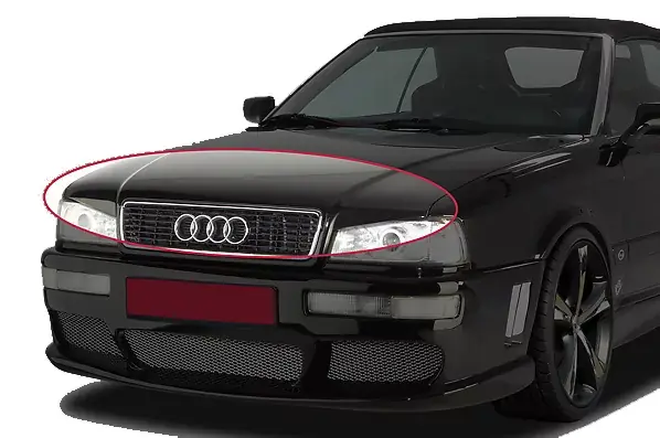 Motorhaubenverlängerung passend für Audi 80 B4 Baujahr 1991-1995 Nur Heute