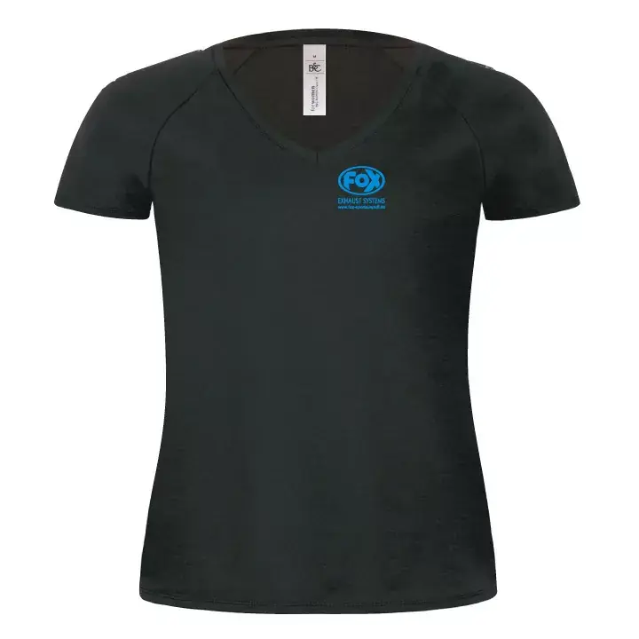 FOX Damen Shirt Schwarz Blau Größe M Expressversand