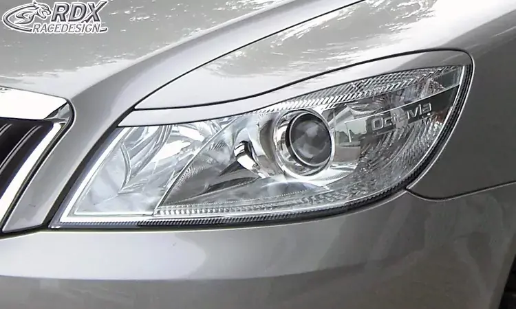 Preis Gesenkt RDX Scheinwerferblenden passend für Skoda Octavia 2 1Z Facelift ab 2008 Böser Blick