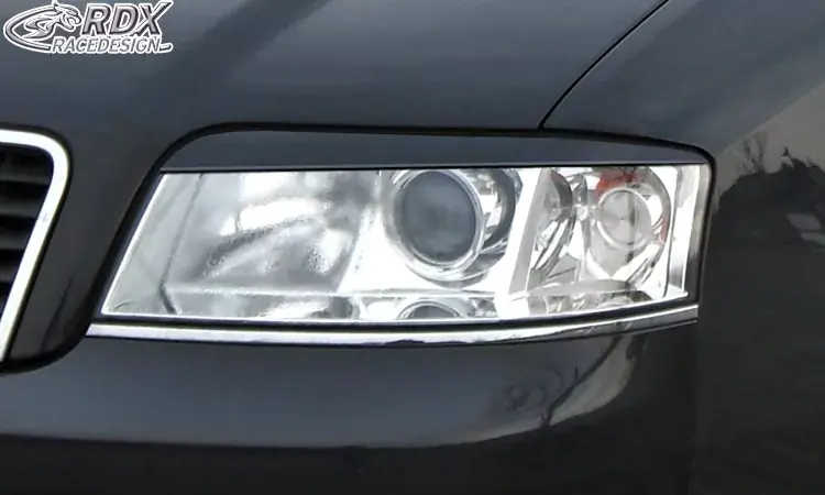 Beliebt RDX Scheinwerferblenden passend für Audi A6 4B Facelift (2001+) Böser Blick