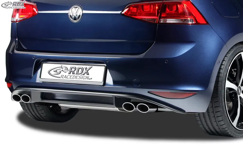 RDX Heckansatz passend für VW Golf 7 R-Look Diffusor Nur Heute