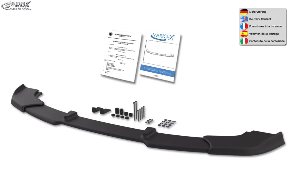 RDX VARIO-X Frontspoiler passend für BMW 3er E46 Markenware