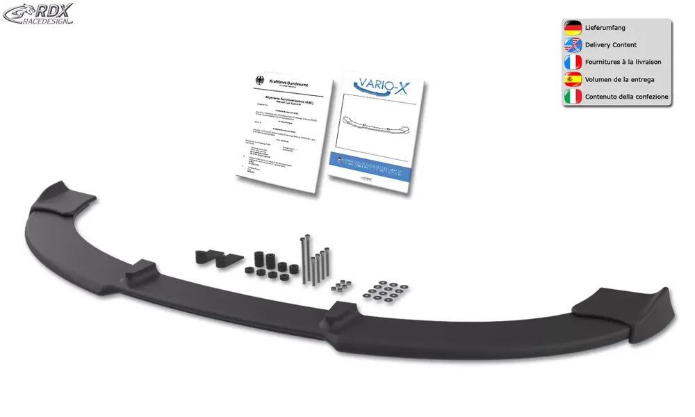 Angebot RDX VARIO-X Frontspoiler passend für Daewoo Kalos 2002-2008