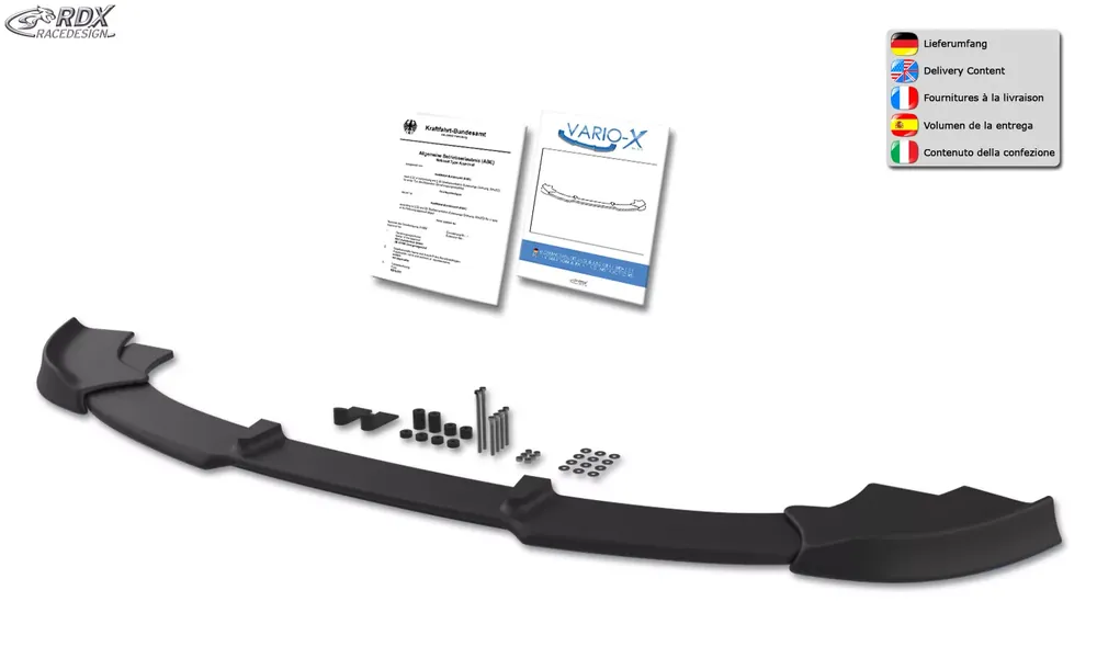 RDX VARIO-X Frontspoiler passend für Hyundai Genesis Coupe 2012-2016 Super-Preis