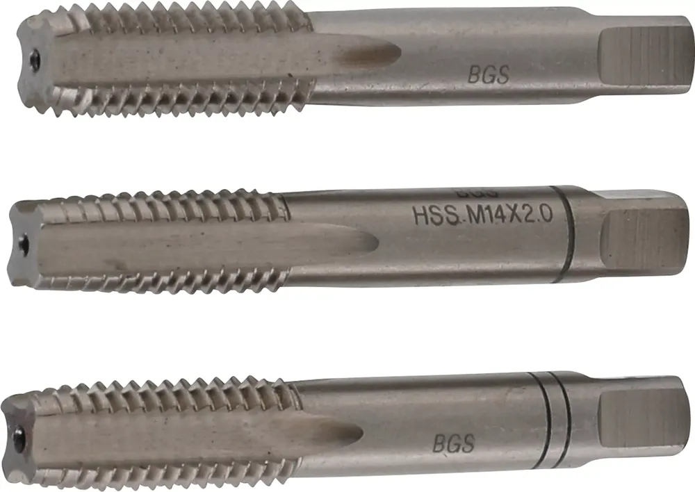 Saisonangebot Gewindebohrer-Satz HSS-G M14 x 2,0 – 3-tlg.