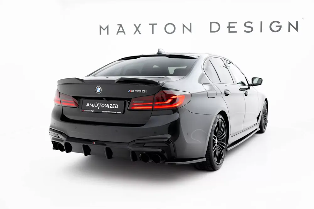 Heck Ansatz Flaps Diffusor passend für BMW M550i Limousine G30 Direkt Vom Hersteller