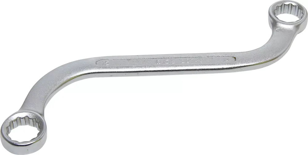 Nur Heute S-Form Doppel-Ringschlüssel Zwölfkant SW 14 x 15 mm