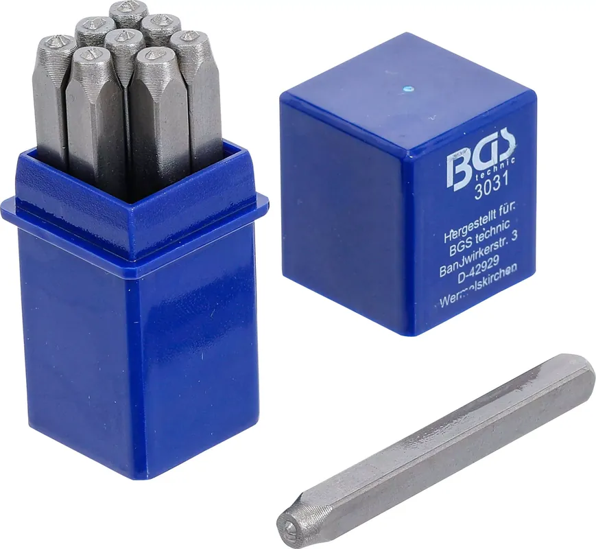 Markenprodukt Einschlagzahlen 2 mm aus Werkzeugstahl