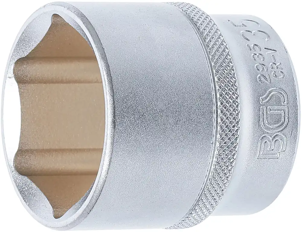 BGS Steckschlüssel-Einsatz SW 35 mm Innenvierkant 1/2" Solange Der Vorrat Reicht