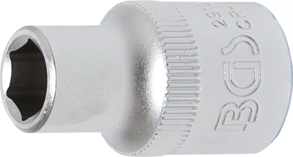 BGS Steckschlüssel-Einsatz Sechskant SW 10 mm – Antrieb Innenvierkant 12,5 mm (1/2 Zoll) Kracherpreis