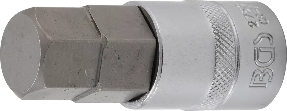 BGS Bit-Einsatz 70 mm mit 1/2 Zoll Innenvierkant und 13/16 Zoll Innensechskant Preisreduziert
