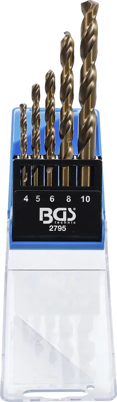 BGS Spiralbohrer-Satz HSS-E 5-tlg. 4–10 mm Sofort Bestellen