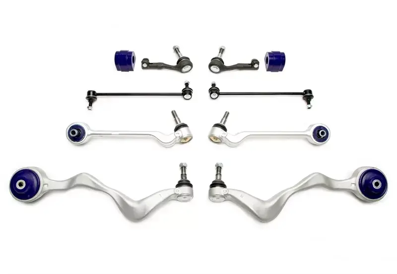 Billig TA Technix Querlenker Set mit PU Buchsen passend für BMW 1er (E81/E82/E88) / 3er Serie (E90-E93)