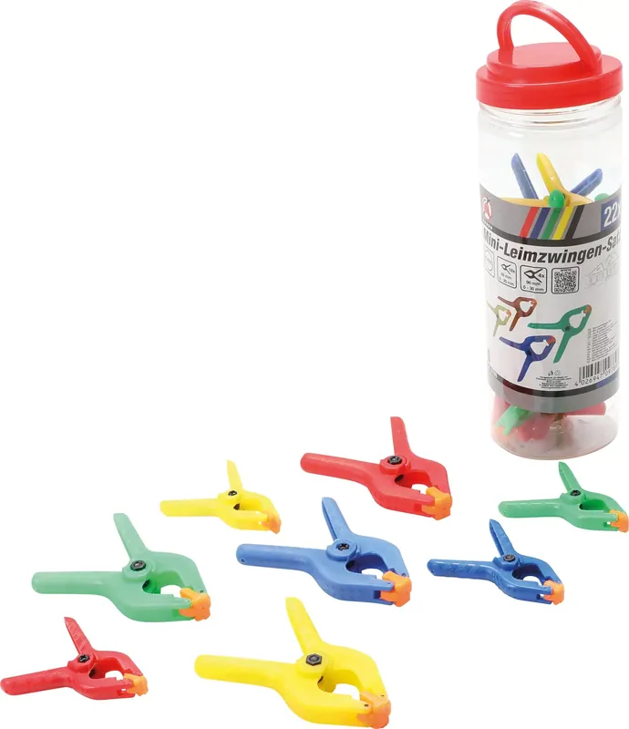 Expressversand Mini-Leimzwingen-Satz aus ABS-Kunststoff, 22-teilig