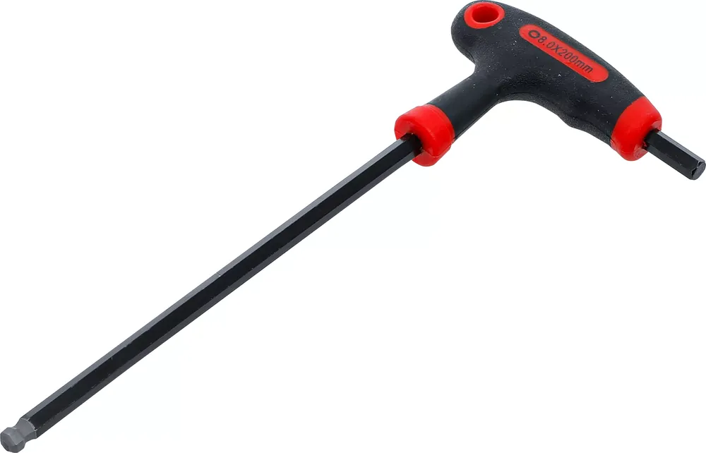 Markenprodukt Schraubendreher mit T-Griff und seitlicher Klinge 8 mm Innensechskant / Kugelkopf