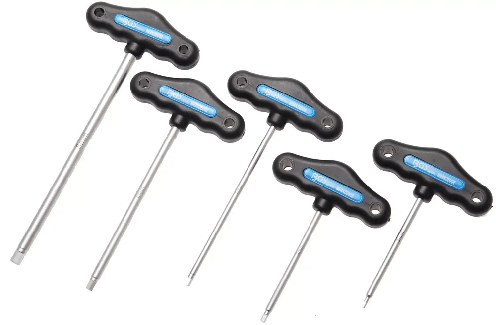 BGS T-Griff-Schlüssel-Satz Innensechskant 3–8 mm 5-tlg. Preisknaller