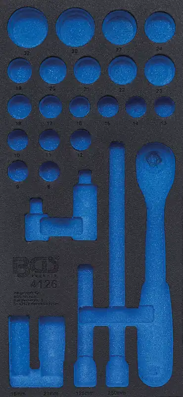 Neue Kollektion Werkstattwageneinlage 1/3 leer passend für Art. 4126