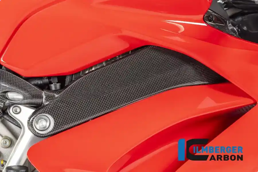 Ilmberger Carbon Rahmenabdeckung rechts glanz passend für Ducati Panigale V4 / V4S ab 2018 Preisreduziert