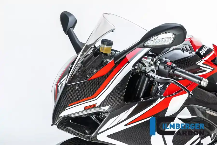 Ilmberger Carbon Verkleidungsoberteil glanz passend für Ducati Panigale V4 / V4S ab 2018 Preis Gesenkt