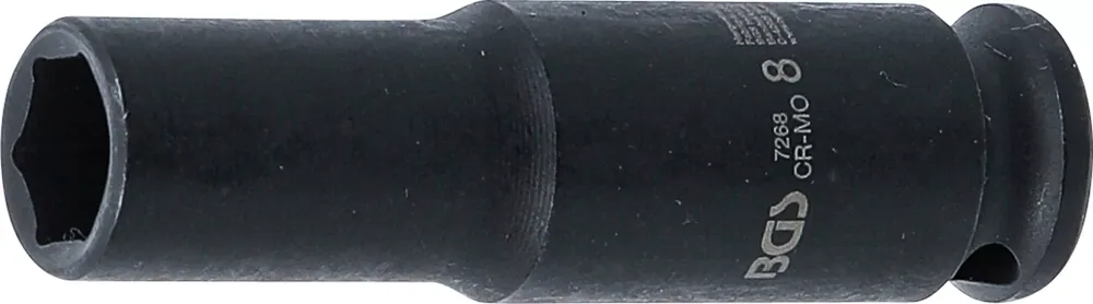 BGS Kraft-Steckschlüssel-Einsatz 8 mm tief 1/4 Zoll Innenvierkant Versand Am Gleichen Tag