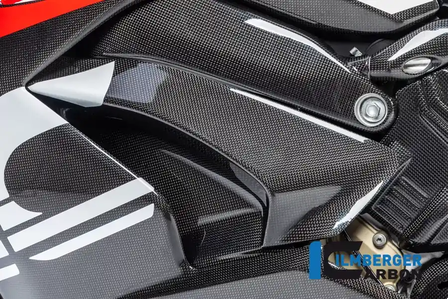 Ilmberger Carbon Abdeckung unterm Rahmen links glanz passend für Ducati Panigale V4 / V4S ab 2018 Heißes Angebot