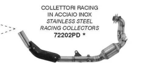 Knallerangebot ARROW Racing Krümmer Edelstahl passend für Aprilia Tuareg 660 ab Modelljahr 2025