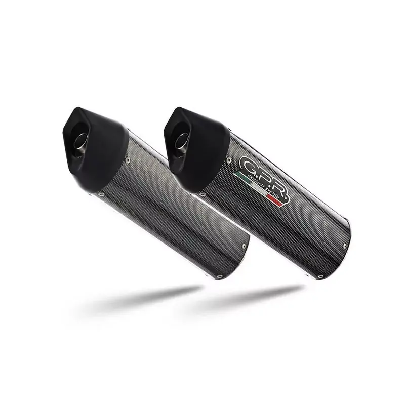 Schnäppchen GPR Furore Poppy Dual Slip-on Auspuff passend für Suzuki GW250 F Inazuma