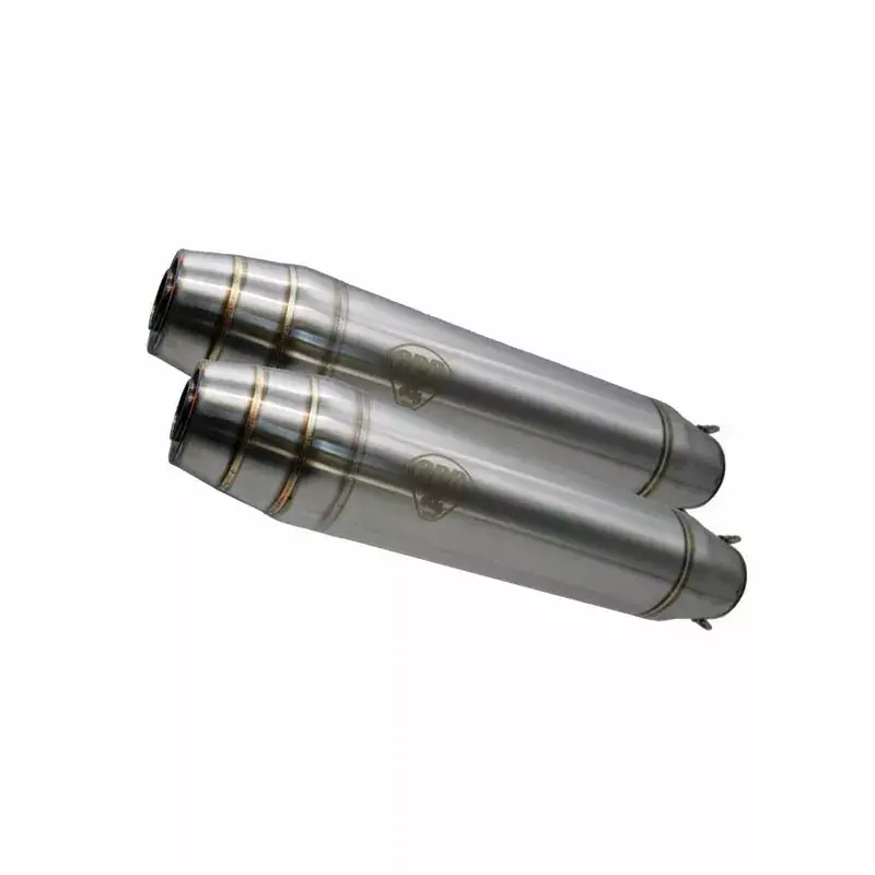 Saisonangebot Deeptone Inox Café Racer Doppel-Auspuff passend für BMW R 80 R/RS 1982–1984