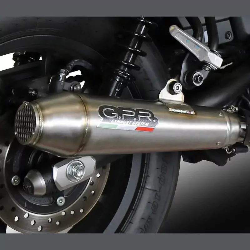 Markenprodukt GPR Ultracone Slip-On Auspuff passend für Brixton CroSsfire 500 X 2020-2021