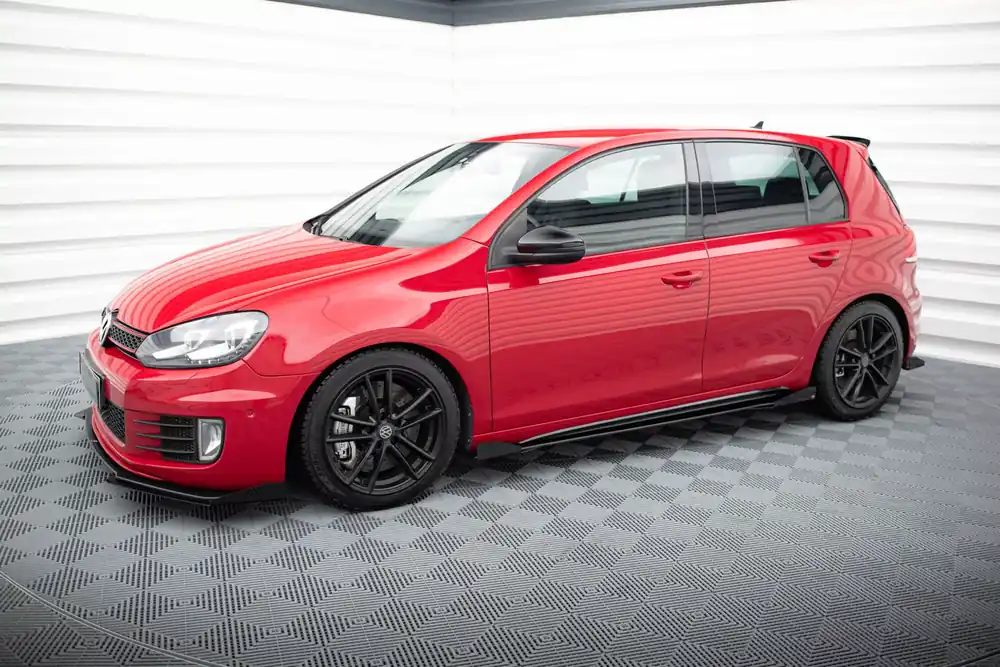 Sichere Zahlung Racing Seitenschweller Ansatz + Flaps passend für VW Golf GTI Mk6