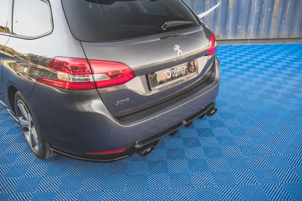 Angebot Heck Ansatz Flaps Diffusor V.2 passend für Peugeot 308 SW Mk2