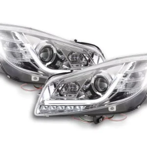 Bestpreis Scheinwerfer Set Daylight LED Tagfahrlicht passend für Opel Insignia ab 2008 chrom