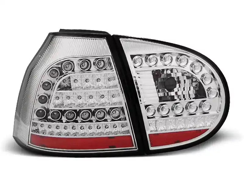 LED Rücklichter chrom passend für VW Golf 5 2003–2009 Online Kaufen