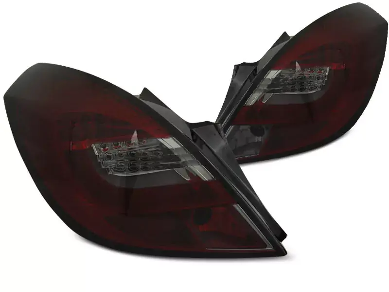 Schnäppchen LED BAR Rückleuchten rot getönt passend für Opel Corsa D 3D (04/2006–2014)