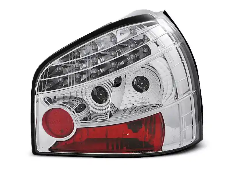 Direkt Vom Hersteller LED Rücklichter chrom passend für Audi A3 8L (08/1996-08/2000)