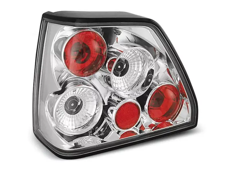 Rücklichter chrom passend für VW Golf 2 08.83-08.91 Günstig