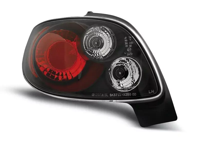Rückleuchten Set Schwarz passend für Peugeot 206 CC ab 10/1998 Finale Aktion